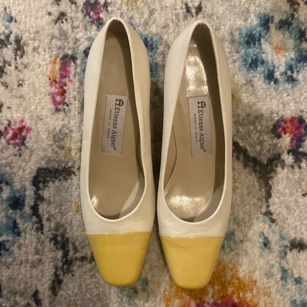 Vintage leather heels